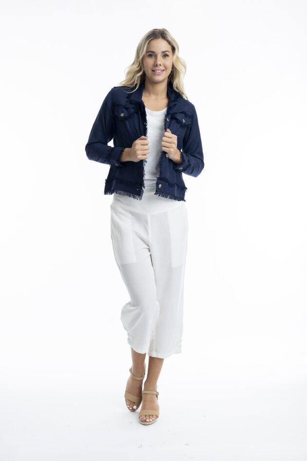 Orientique Linen Blend Jacket 42118