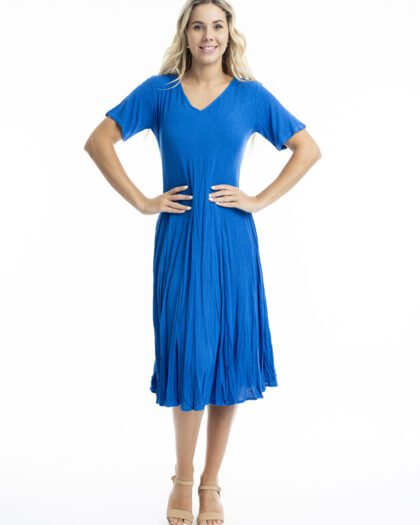 Orientique Dobby Dress Godet 81312