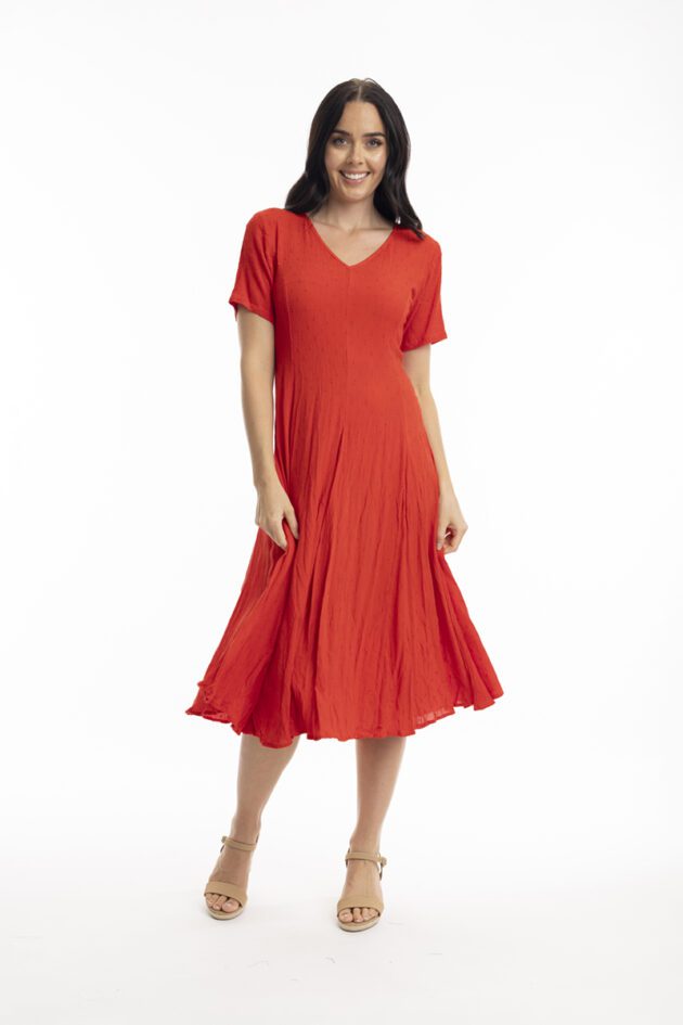Orientique Dobby Dress Godet 81312 - Image 4