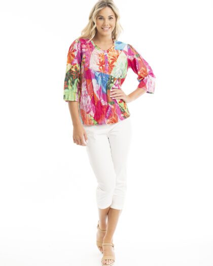 Orientique 32356 Jozani Top Frill