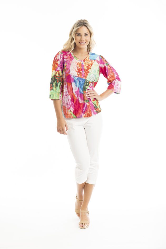 Orientique 32356 Jozani Top Frill